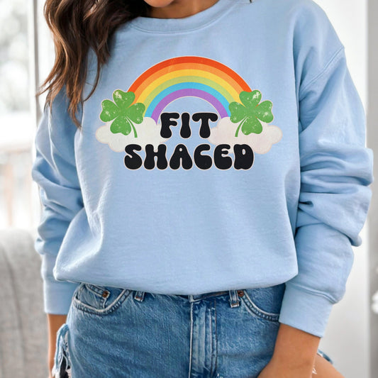 Fit Shaced Rainbow Sweatshirt