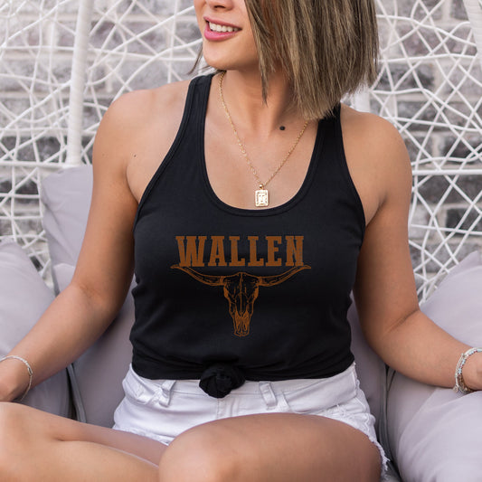 Wallen Bull Skull Tank Top