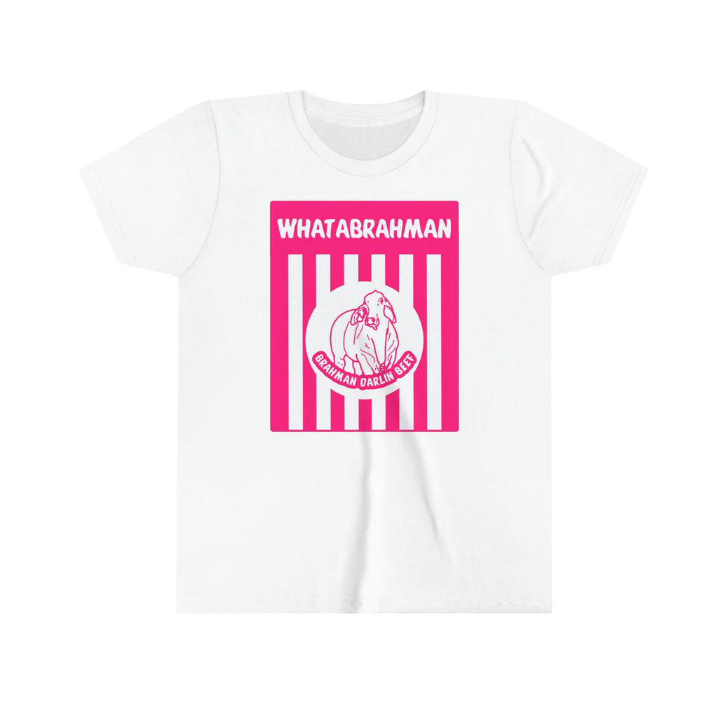 Youth size Brahman cow lover gift, Whatabrahman Brahnman Darlin shirt for youth