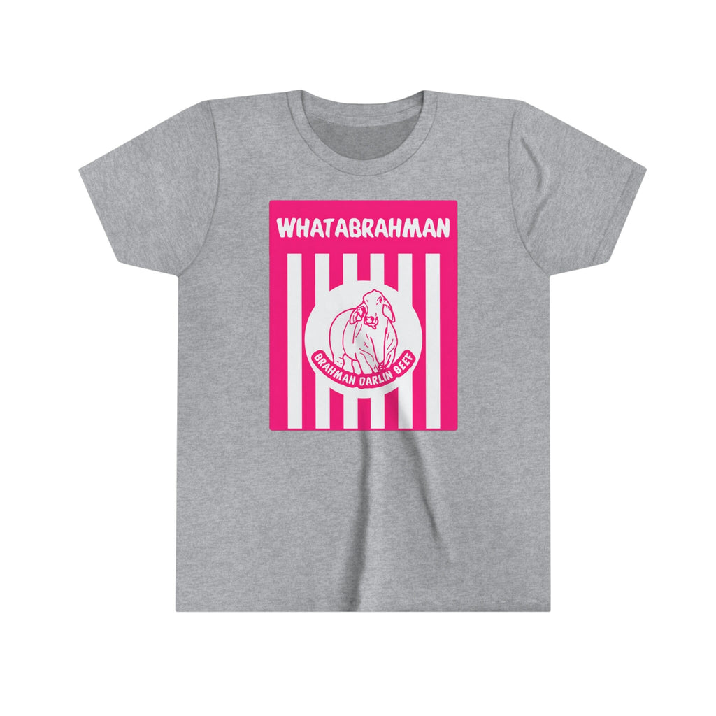 Youth size Brahman cow lover gift, Whatabrahman Brahnman Darlin shirt for youth