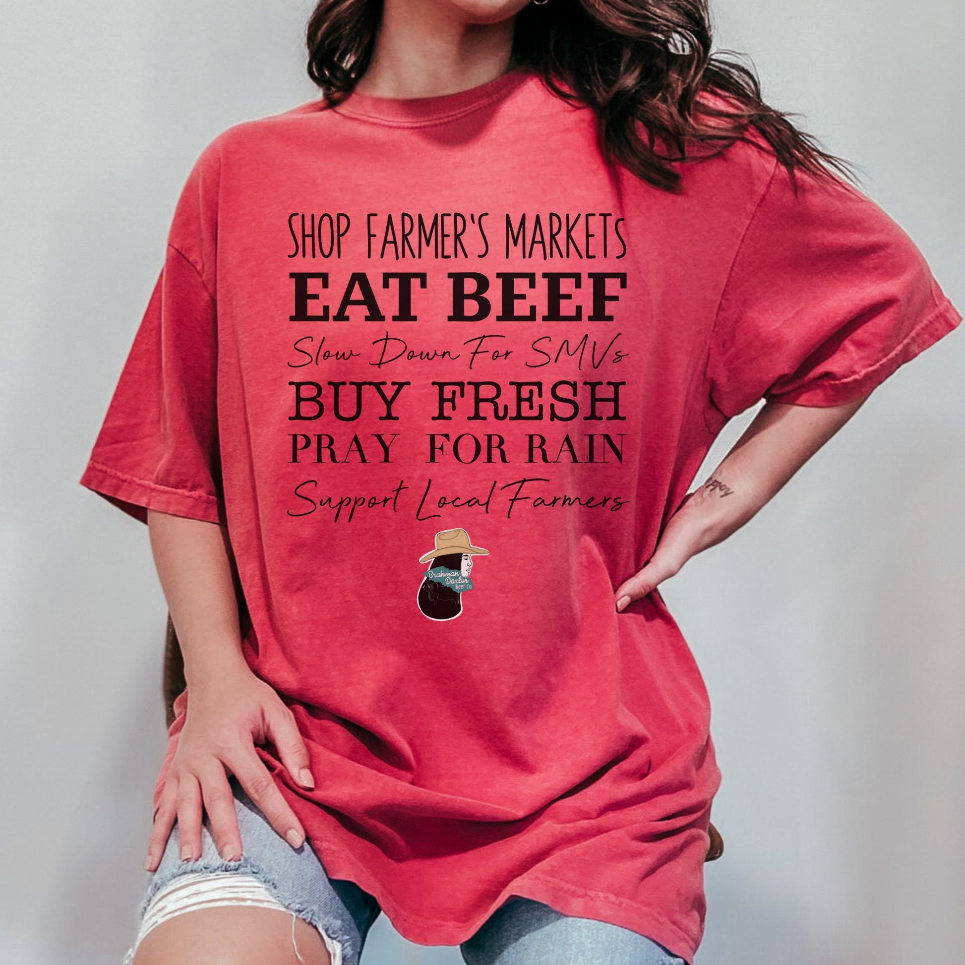 Eat Beef Sayings Tee