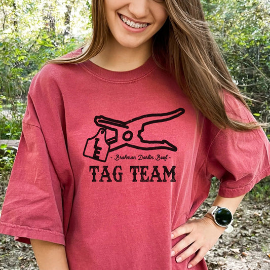 Tag Team Cattle Brand Tee