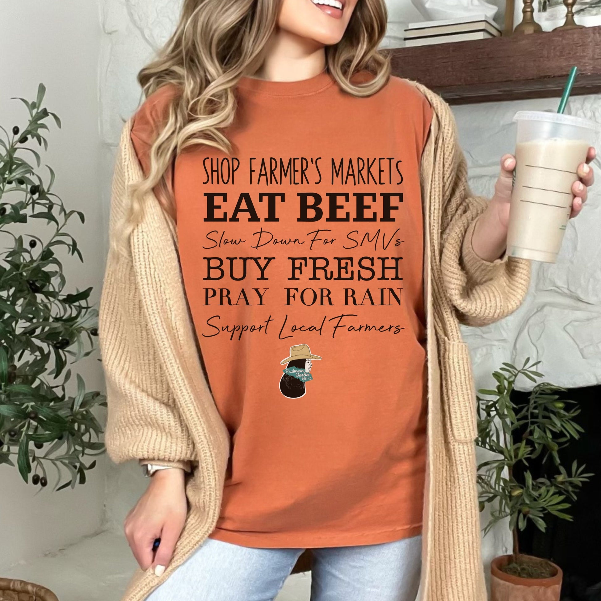 Eat Beef Sayings Tee